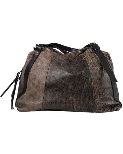 Giorgio Brato | luxury vintage antik leather hand bag - Braun