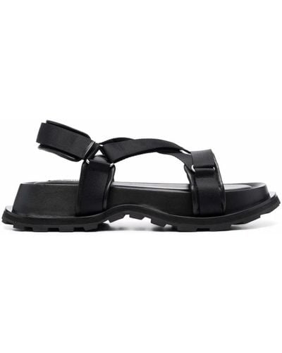 Jil Sander Flat Sandals - Black