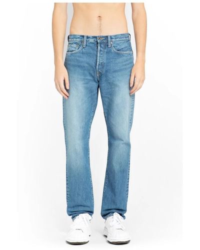 Kapital Jeans > straight jeans - Bleu