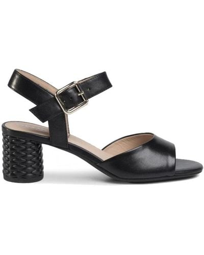 Geox High Heel Sandals - Black