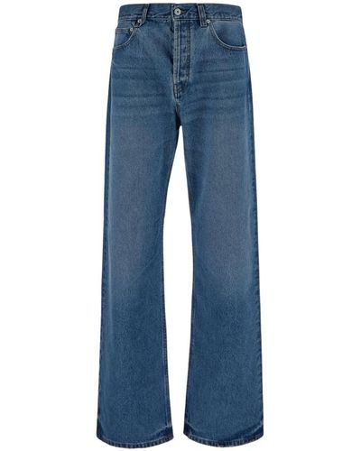 Jacquemus Jeans > straight jeans - Bleu