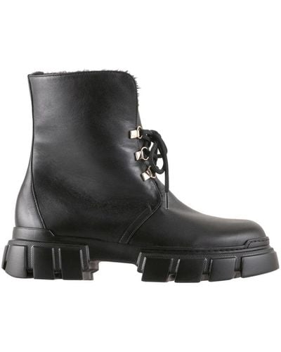 Högl Lace-Up Boots - Black