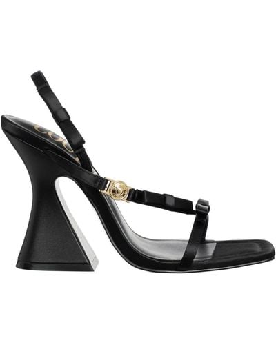 Versace High Heel Sandals - Black