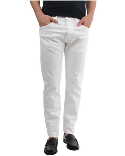 Nine:inthe:morning Weiße slim fit jeans - Grau