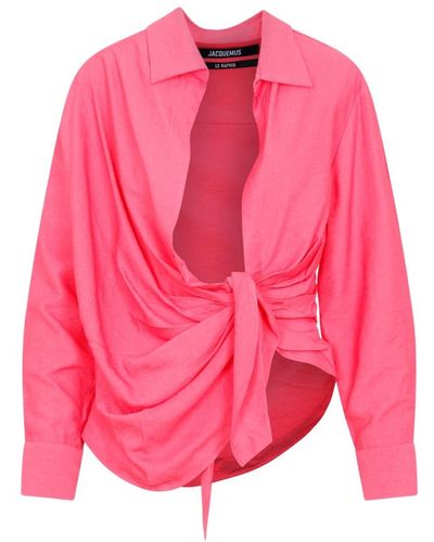 Jacquemus Rosa bahia hemd - Pink