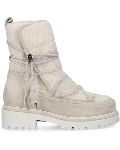 Rene Caovilla Winter Boots - Natural