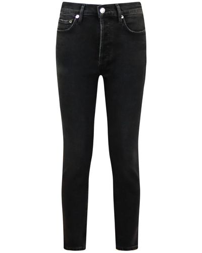 Agolde Slim-Fit Jeans - Black
