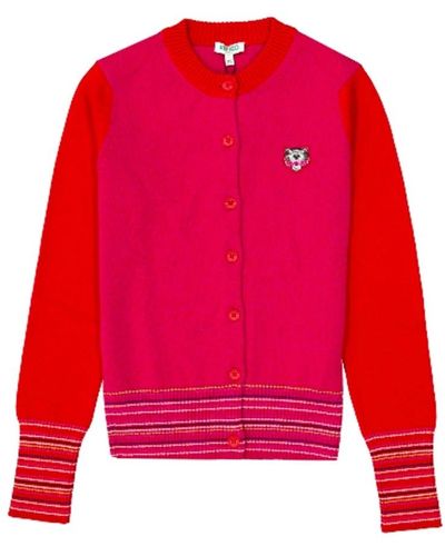 KENZO Cardigans - Red