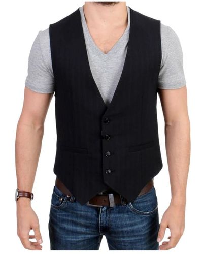 CoSTUME NATIONAL Suit vests - Nero