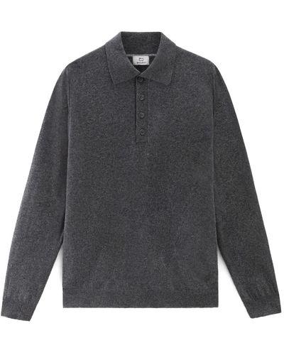 Woolrich Stylischer pullover für männer/frauen - Grau