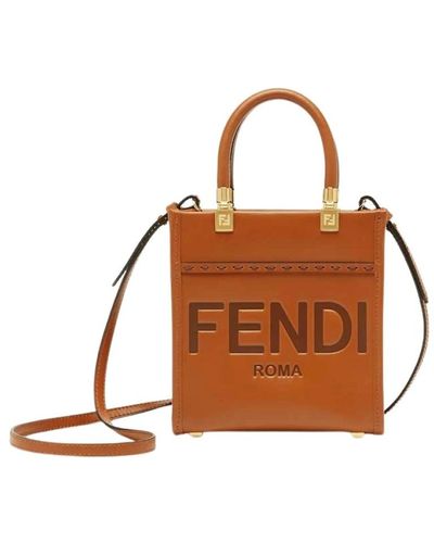Fendi Cross Body Bags - Brown