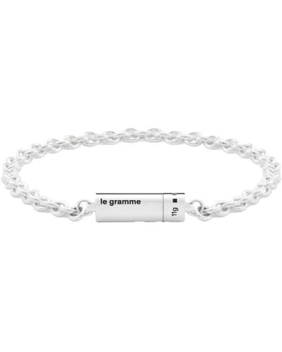 Le Gramme Bracelets - Weiß