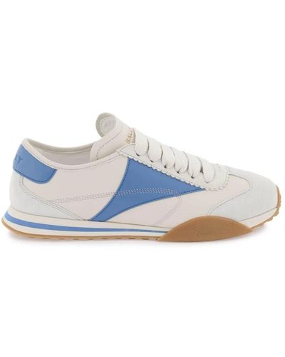 Bally Sneakers sonney in pelle con inserti a contrasto - Blu