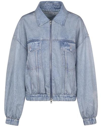 Alexander Wang Denim Jackets - Blue