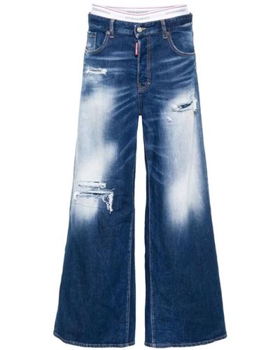 DSquared² Pantalone 5 tasche jeans - Blu