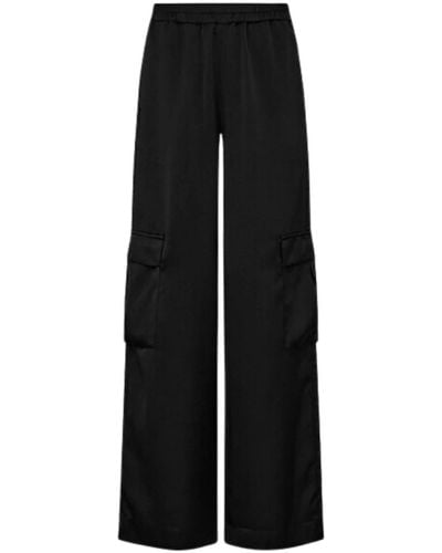 co'couture Trousers > wide trousers - Noir