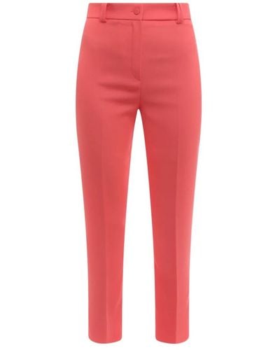 Hebe Studio Cropped trousers - Rot