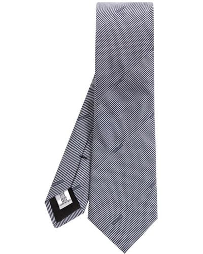 Moschino Cravatta di seta - Grigio