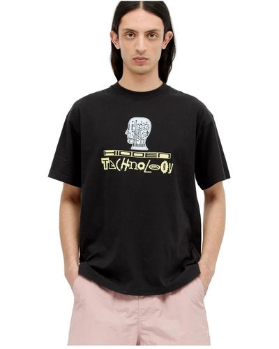 Brain Dead T-shirt mit grafikdruck - Schwarz