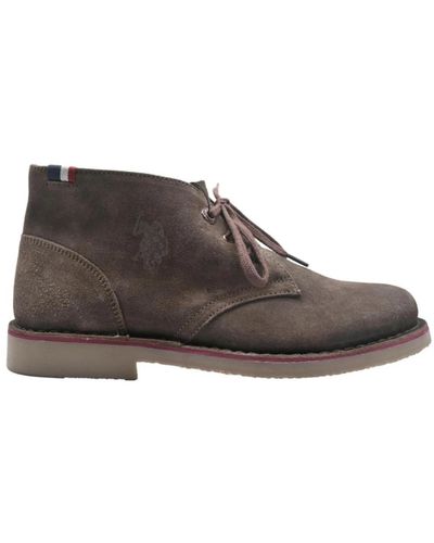 U.S. POLO ASSN. Lace-Up Boots - Grey