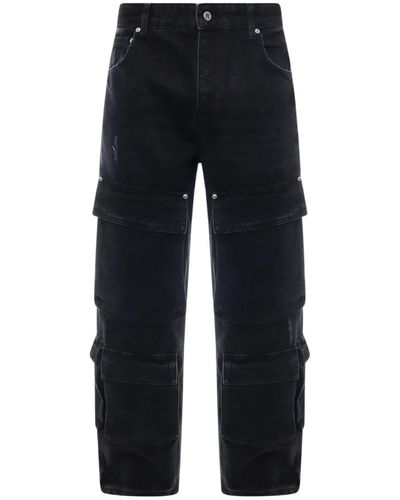 Represent Straight jeans,trousers - Schwarz