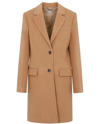 Stella McCartney Double-Breasted Coats - Brown