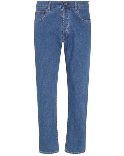 Moschino Jeans > straight jeans - Bleu