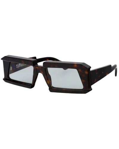 Kuboraum Stylische sonnenbrille maske x20 - Schwarz