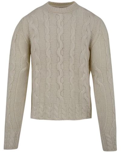 Akep Round-Neck Knitwear - Gray