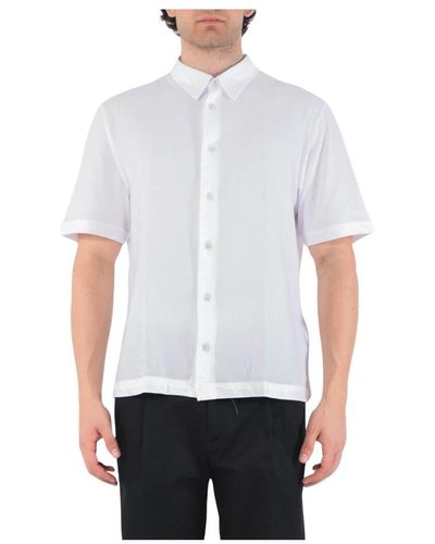 Paolo Pecora Short Sleeve Shirts - White