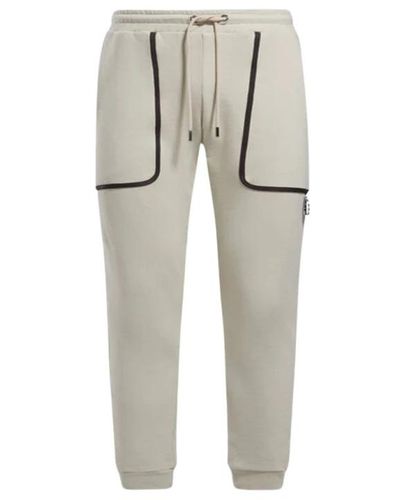 Bikkembergs Pantaloni da jogging in cotone elasticizzato - Grigio