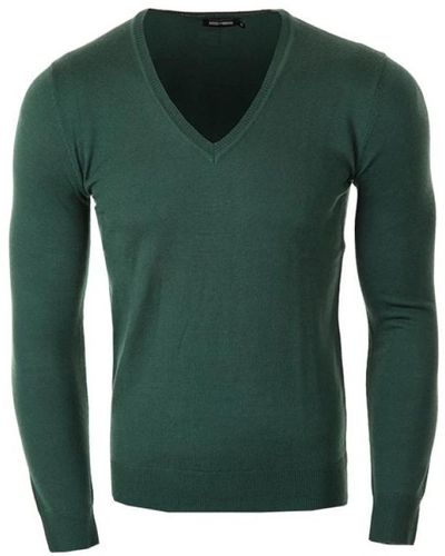 Antony Morato Einfacher v-ausschnitt pullover - Grün