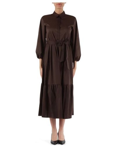 Emme Di Marella Shirt Dresses - Brown
