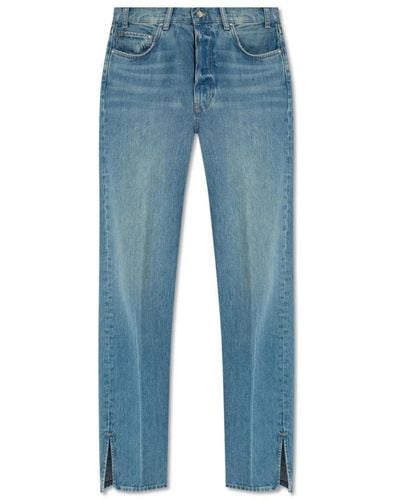 Anine Bing Roy straight leg jeans - Blau
