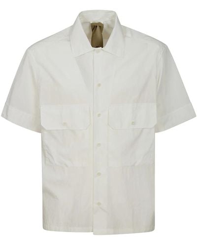 C.P. Company Short Sleeve Shirts - White