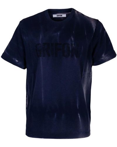 Mauro Grifoni T-Shirts - Blue