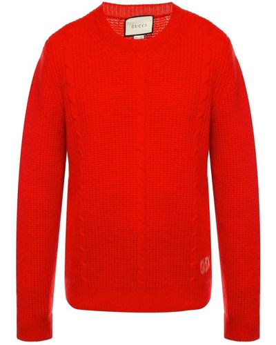 Gucci Elfo wollpullover - Rot
