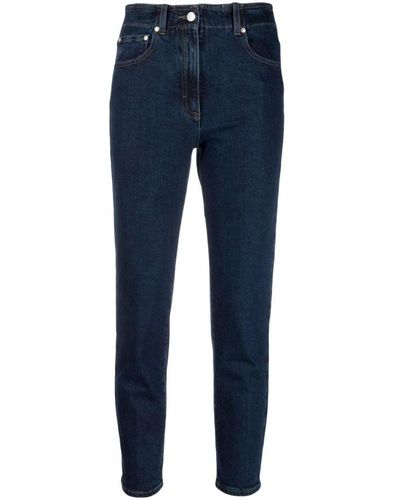 Peserico Jeans slim-cut blu