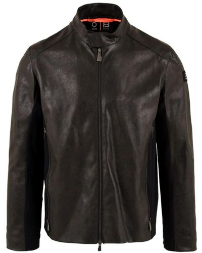 Suns Jackets > leather jackets - Noir