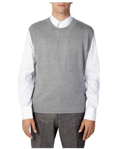 Antony Morato Sleeveless Knitwear - Grey