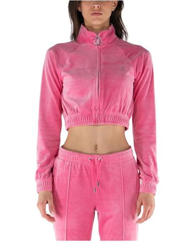 Juicy Couture Sweatshirts & hoodies > zip-throughs - Rose
