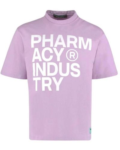 Pharmacy Industry Lila logo print t-shirt