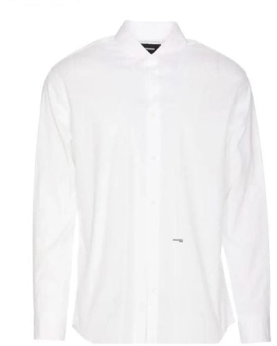 DSquared² Stylische hemden für männer und frauen - Weiß