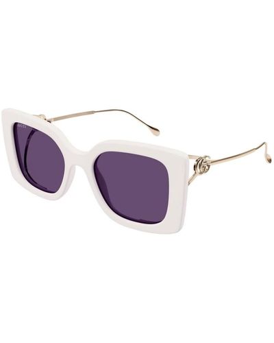 Gucci Ivory violet sonnenbrille gg1567sa 003 - Lila