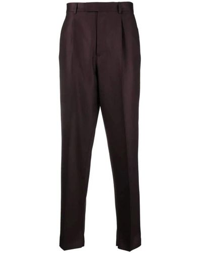 Zegna Slim-Fit Trousers - Red