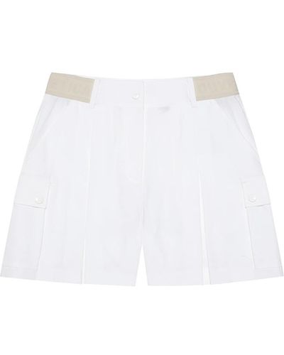 Duvetica Short Shorts - White