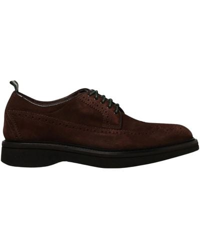 Green George Laced Shoes - Brown