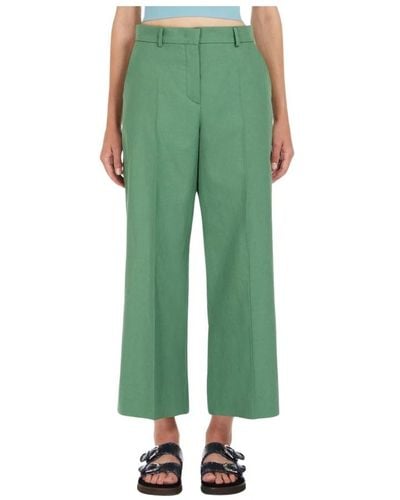 Weekend by Maxmara Trousers > cropped trousers - Vert