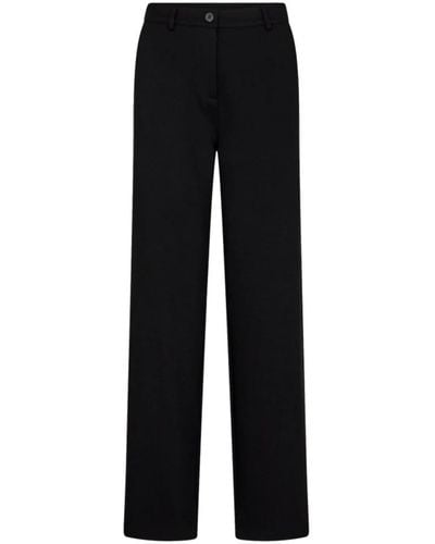 Freequent Straight trousers - Negro