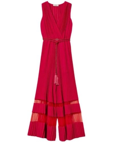 Twin Set Elegante jumpsuit - Rosso